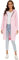 YOSICIL Damen Herbst Winter Outing Stil Frauen Warm Reißverschluss Öffnen Clubbing Dating Elegante Hoodies Sweatshirt Langen Mantel Jacke Tops Outwear Hoodie Outwear Kapuzenpullover,Rosa,M