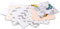 Baumwollstoff meterware 14 St. 20x40cm + 5 m Gummi + 14 St. Vlieseline - Stoffe zum Nähen Patchwork Stoff Paket Stoffreste nähstoffe Baumwolle Mehrfarbig C