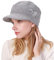 YAMEE Schirmmütze Damen Wintermütze Warm Baskenmütze Beanie Barett Kappe Winter Hüte Winter Fleece Innerhalb Gefütterte Mütze Damen