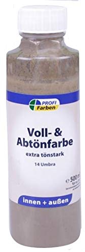 Profi Farben 500ml Umbra matt extra tönstark innen und außen
