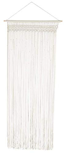 IDMarket - Vorhang, 90 x 200 cm, Boho, Makramee