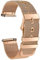 Aliwisdom Universel bracelet montre connectée 18mm 20mm 22mm watch strap, Smartwatch bracelet universelle Métal Acier inoxydable Maille Bracelets de rechange de à libération Rapide (20 mm, Or Rose)