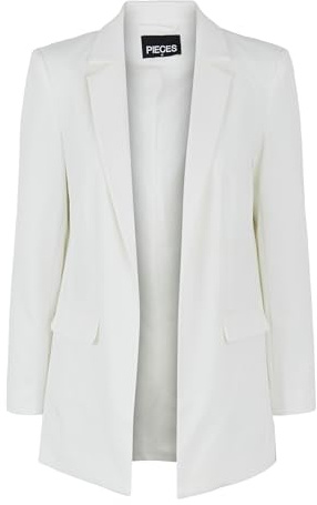 PIECES Damen Pcbozzy Ls Loose Blazer Noos Bc Klassischer Blazer, Cloud Dancer,XXL
