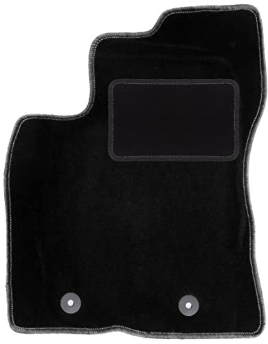 Wielganizator Automatte – Passend für Toyota Avensis III T27 Kombi, Limousine, Liftback 2009-2013 – Velours – Autozubehör - Praktische Fußmatte Auto – 1-teilig - schwarz