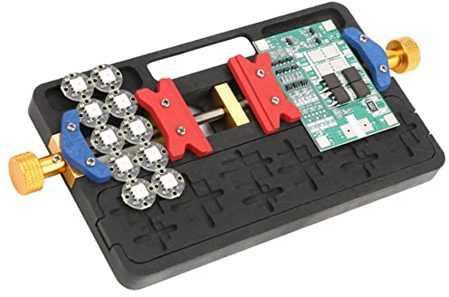 Agatige Supporto Universale per PCB, Jig Staffa Morsetto Riparazione Strumento, Kit di Saldatura, Supporto per Circuito Stampato per Scheda Madre, Herramienta de sujeción de reparación de teléfono