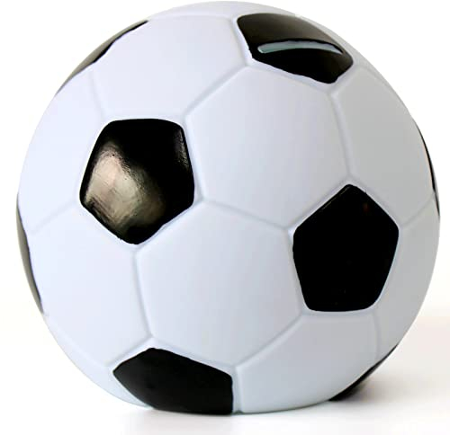 DBPBToU Money Box for Kids Football Basketball Piggy Banks for Kids Made of Safe PVC Material Kids Money Box Suitable for Decoration/Gifts/Toys (Football)