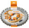 Decora 0075055 Tart Mould with Moving Bottom 29 x 20 x 3 H cm, Non-Stick, Oval Steel, for Easy Demoulding, Professional Design Registered, Patented
