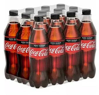 Coca Cola - Zero - PET fles - 12x50 cl