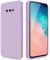 GiiYoon Hülle Kompatibel mit Samsung Galaxy S10E, Hochwertiges Liquid Silicone Case, Rundumschutz Handyhülle, Kratzfestes Weiches Mikrofaserfutter- Lila