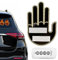 KODAA Lumière Doigt Voiture - Geste du Doigt du Milieu LED Light Funny Road Rage Signs | Signe fenêtre arrière Conception Doigt pour SUV, Hommes, Camion, Voiture