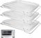 Cesta para freidora de aire Breville Smart Oven Air Fryer Pro, 3 cestas de malla de acero inoxidable, accesorios para freidora de aire, bandeja de malla para horno, horno microondas (para Breville:
