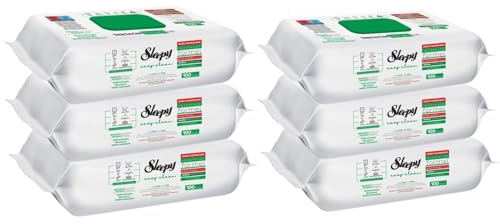 Sleepy Easy Clean Surface Cleaning Cloths White Soap Additive 6 Pack 600 Sheets