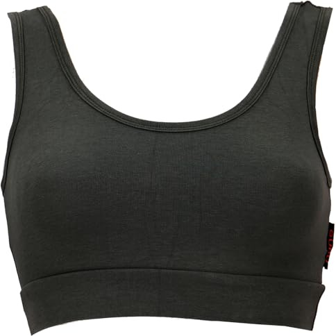 GURU SHOP Bra Top, Yogatop aus Bio-Baumwolle, elastisches Bikini Top | Damen Bikini Top, Slim Passform, weicher Stoff, nachhaltig, ideal für rückenfreie Outfits, umweltfreundlich.