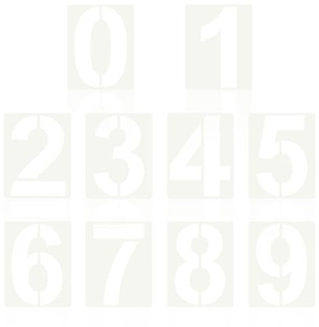 10 modelli numerici, modelli di numero civico, grandi modelli numerici, modelli di numero di parcheggio, modelli da colorare con numeri, modelli di numeri grandi