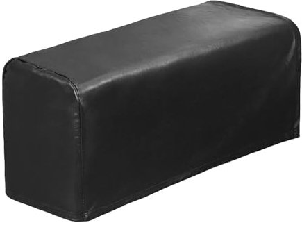 SHENYUEJUN Sofa-Armlehnenbezüge aus PU-Leder, dehnbar, wasserdicht, für Couch, Stuhl, Armlehnen, Schwarz, 2 Stück