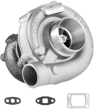 VEVOR Turbo-Turbolader mit Dichtungssatz, Turbolader-Ersatz für Automotoren, kompatibel mit 1,5 l – 4,0 l Hubraum, hitzebeständiger Motor-Turbolader mit K418-Legierungslaufrad