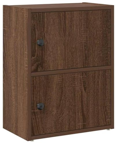 vidaXL Libreria Rovere Marrone 40x24x52 cm in Legno Multistrato