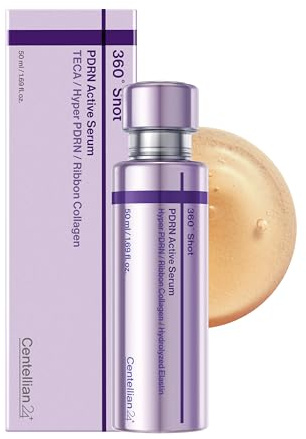 Centellian 24 360 Shot PDRN Active Serum, Straffung und Hydratation, 50 ml | Bandkollagen und Hyaluronsäure liefern intensive Feuchtigkeit für glattere, jugendlich aussehende Haut