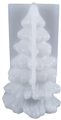 Sapin de Noël en résine de silicone époxy pour sapin de Noël, lampe de chambre à coucher, moule en silicone pour sapin de Noël, cendriers artisanaux, moules en silicone (B, taille unique)