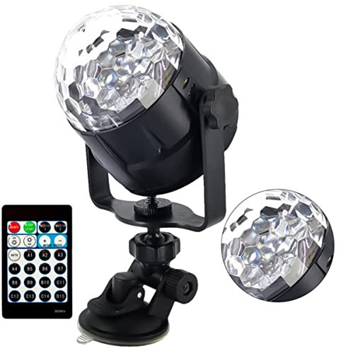 HOMSFOU Luci LED Sferiche USB Colorate per Decorazioni da Palco e Auto Colori con Ventosa per Matrimoni