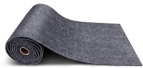 40x200 cm Carpet Tiles, Self Adhesive Carpet Tile | Peel and Stick Floor Tiles, Soft Padded Non-Slip Hardwearing for Office, Home, Kitchen, Bedroom, Living Room