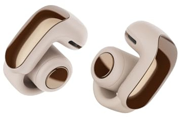 Bose Ultra Open Bluetooth Earbuds with OpenAudio Technology, Open Ear Wireless Earbuds, Up to 48 Hours of Battery Life, Driftwood Sand - Limited Edition (Renewed)