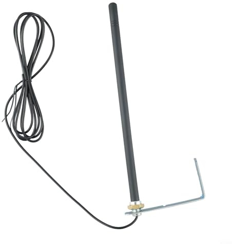 Antenna per porta del garage, ripetitore di segnale con telecomando, antenna esterna ad alto guadagno per Garador, Hormann, per Marantec, Sommer, cavo da 2 m