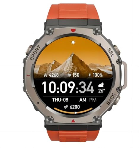 forbany Sekoda Gps Smartwatch Uomo – 20 Sport, GPS Preciso, Cardio e Sonno