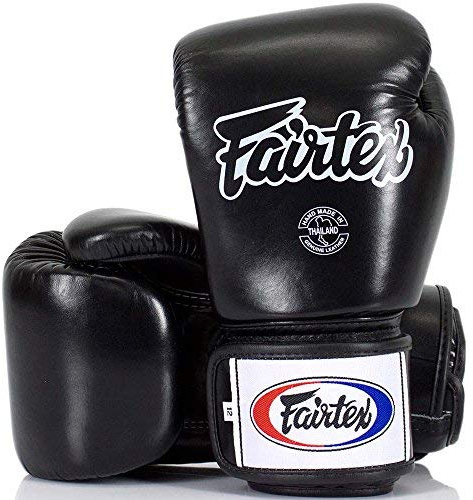 Fairtex Boxhandschuhe, BGV-1, schwarz, Boxing Gloves MMA Muay Thai Thaiboxen