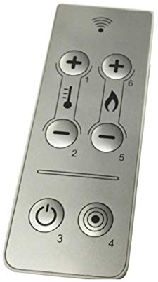 Easyricambi Telecomando INFRAROSSI 6 Pulsanti per SCHEDE MICRONOVA delle STUFE A Pellet - Distanza 8 MT
