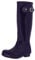 Womens Tall Muck Buckle Dog Walking Snow Rain Waterproof Wellington Boot - Dark Purple Gloss - UK6/EU39 - BL0302