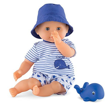 Corolle mon premier poupon Corolle - 100140 - Bébé bain Marin Gris 30 cm