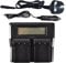 DSTE 1.5A Fast Charging Dual Battery Charger Compatible for Fujifilm NP-T125 GFX 50S GFX50S GFX 50R GFX50R GFX 100 as BC-T125