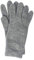 FosterNatur , Damen Wollhandschuhe/Fingerhandschuhe, 100% Wolle extrafine (8, Grau)