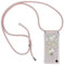 Handykette Handyhülle Case Flüssig Bewegende Treibsand Glitter mit iPhone XR Liquid Cover - Handy-Kette Handy Hülle mit Kordel Umhängen -Handy/Band Halsband Lanyard/Halsband Necklace - 6.1 Zoll