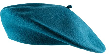 Kopka Accesssories - Französische Barett, Baskenmütze Herren Woollen XL - Petrole