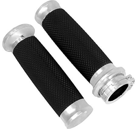 HDBUBALUS Poignées de 25 mm pour Harley Softail Touring Dyna Sportster XL883 1200 XR VRSC.