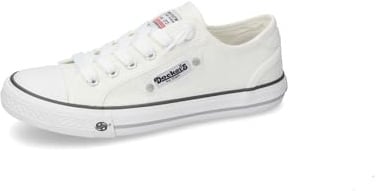 Dockers by Gerli Damen Low-Top Sneaker, Frauen Halbschuhe,schnürschuhe,schnürer,Business,Freizeit,straßenschuhe,Weiss,41 EU