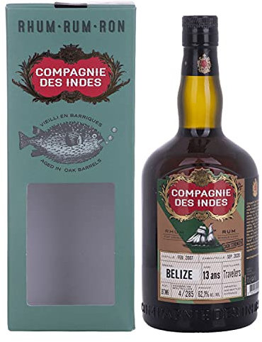 Compagnie des Indes Belize Single Cask Rum 13 ans Cask Strength 62,1% - 700ml in Giftbox