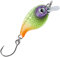 Balzer Trout Attack Crank Wobbler Thunder 3cm 2g - Forellenwobbler, Farbe:Lila-Gelb-Orange