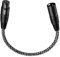 VANDESAIL XLR Cable, Microphone Cable 6 Inch(0.5 feet), XLR Male to Female Balanced Microphone Cord 3 Pin, Short mic Cord for Speakers, Audio Interface or Mixer for Live Performance & Recording