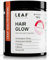 LEAF HAIR GLOW Kapseln vegane Nahrungsergänzung mit Gerstengras, Hirsesamen & L-Cystein | mit D-Biotin für die Haare | für 45 Tage (90 Stück) | nachhaltige Glas-Verpackung & Made in Germany