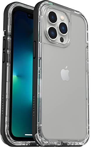 LifeProof Next Series Schutzhülle für iPhone 13 Pro (nur) – Schwarz Kristall (transparent/schwarz), Schwarzer Kristall