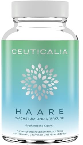 Integratore Alimentare Capelli - Capsule per la Crescita, Anticaduta, Ricrescita, Rafforzamento - Uomini, Donne - Biotina, Vitamine, Zinco, Rucola, Mirtillo, Equiseto - 60 capsule, 30 giorni