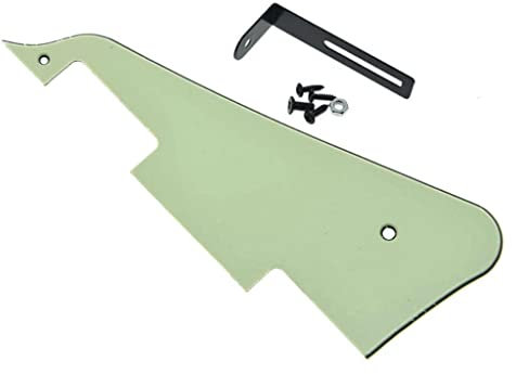 Dopro LP Gitarren-Pickguard mit schwarzer Halterung für Epiphone Les Paul Mintgrün