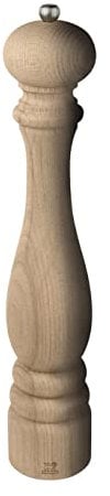 PEUGEOT - Pfeffermühle Paris Nature 40 cm - Klassische Mahlgradeinstellung - Aus recyceltem Holz mit PEFC-Siegel - Französiches Know-How - Naturfarben