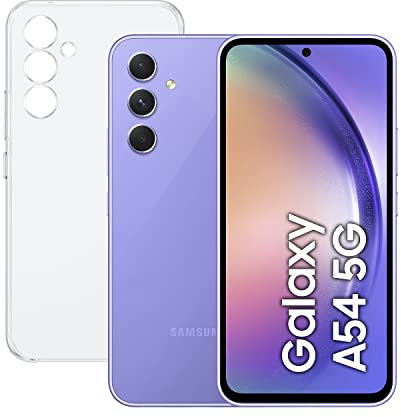 SAMSUNG Galaxy A54 5G (256GB, 8GB de RAM) Smartphone Android Color Violeta, Pantalla Infinity-O FHD+ de 6,4 Pulgadas, Batería de 5000 mAh, Exclusivo Amazon (Versión española)