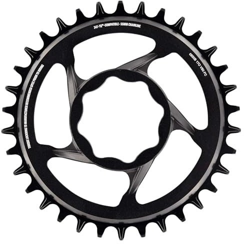 e*thirteen | e*spec Aluminium Direct Mount Kettenblatt l 34T | TQ | CL55 | Schwarz