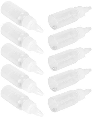 Airbrush Jars Airbrush Paint Mixing Bottles Paint Bottles PP 30Ml Empty Paint Bottle Corrosion Resistance Squirt Pigment Condiment Container with Scale