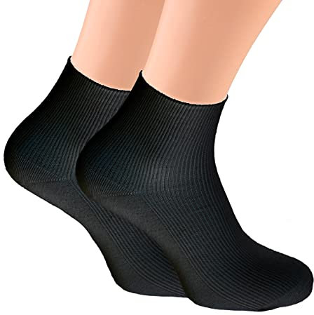 10 Paar Gr. 35/38 schwarze Damen Herren Socken KURZ ohne Gummi, herrensocken ohne gummizug 100 baumwolle socken herrensocken 100 baumwolle socken gerippt schwarze herren socken ohne Gummizug
